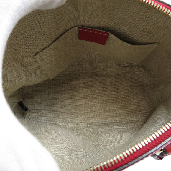 Gucci Outlet 2way Handbag Leather Ladies Red - Picture 5 of 9